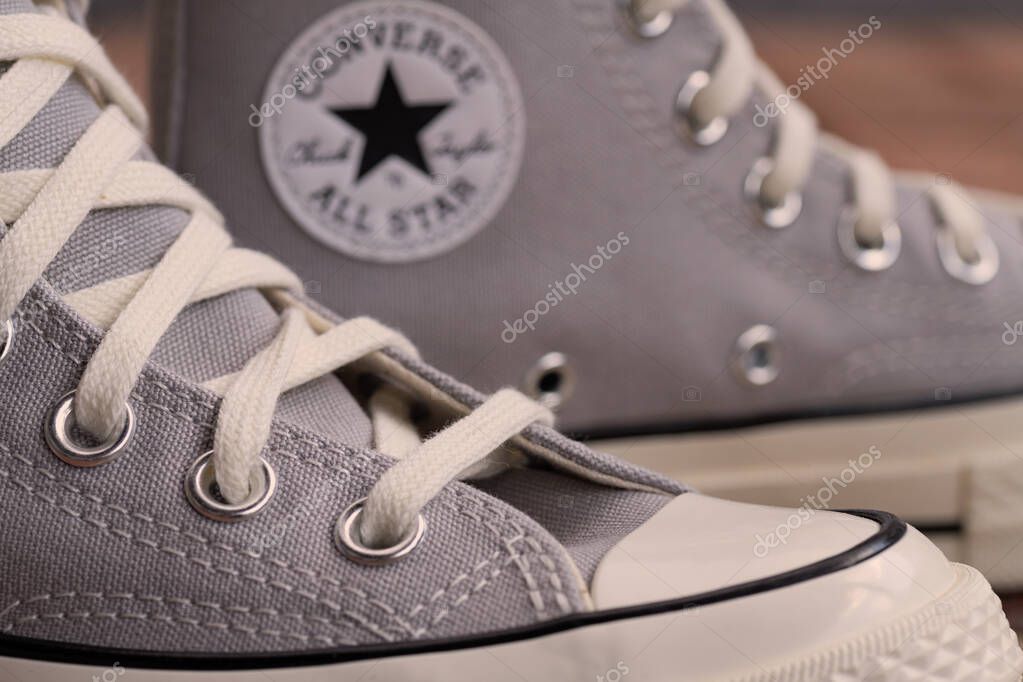 Modern Minimalist Sneakers Converse. Timeless canvas design for everyday unisex fashion.