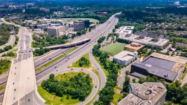 Tysons VA Altyapı ve Büyüme Hava Görüntüsü