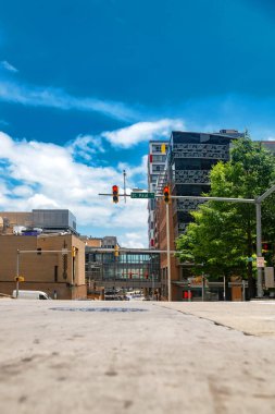 Kentsel sokak manzaralı Baltimore şehri turne merkezi
