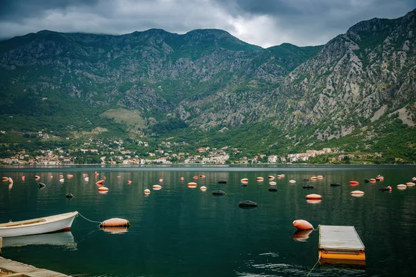 Die Schönheit Der Küste Der Bucht Von Kotor Montenegro Wird — Stockfoto