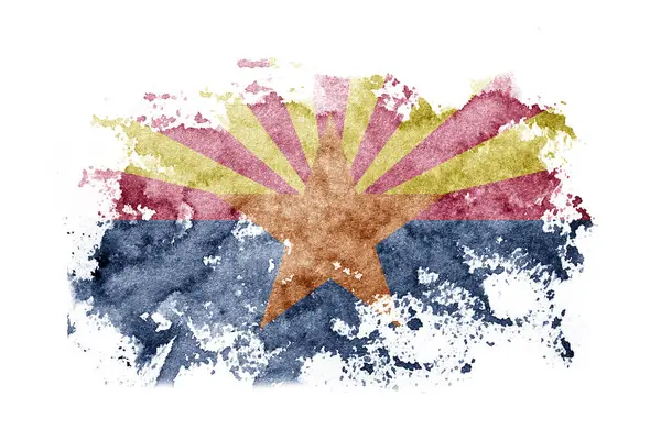 United States America America Usa American Arizona Arizonan Flag Background — Stock Photo, Image