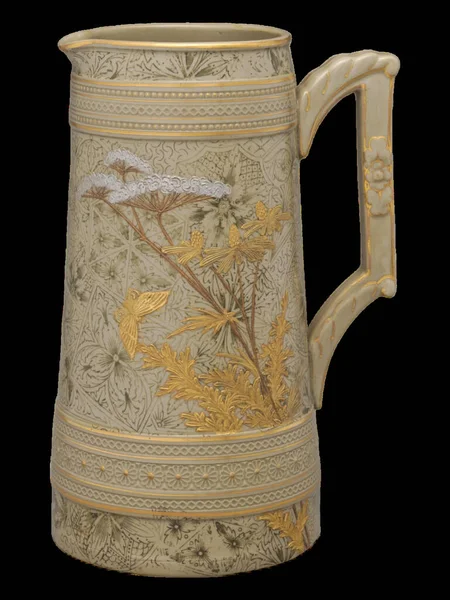 Antike Alte Bierkrüge Krug Isolierter Hintergrund Hochwertiges Foto — Stockfoto