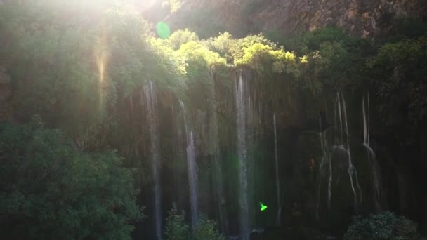 Водопад Еркопру Водопад Районе Мут Провинции Мерсин Юге Турции Является — стоковое видео