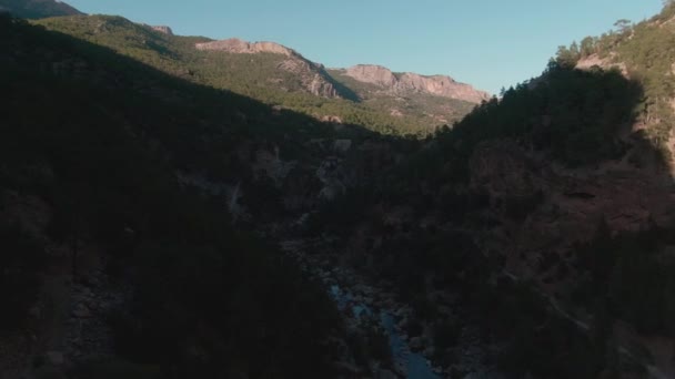 Bella Vista Del Paesaggio Cascata Yerkopru Mersin Filmati Alta Qualità — Video Stock