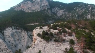 Dağlardaki kanyon Türkiye 'de Alanya Sapadere. Yüksek kalite 4k görüntü