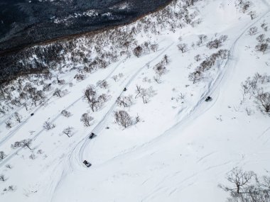 Yuzhno-Sakhalinsk, Maç 03.2024 Kayak merkezi Dağ Havaalanı, Yuzhno-Sakhalinsk, Rusya. Yüksek kalite fotoğraf