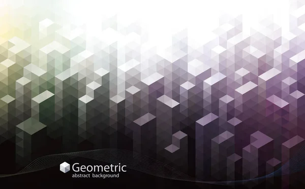 Abstract Geometric Modern Pattern Urban Architecture Background — Stockvector