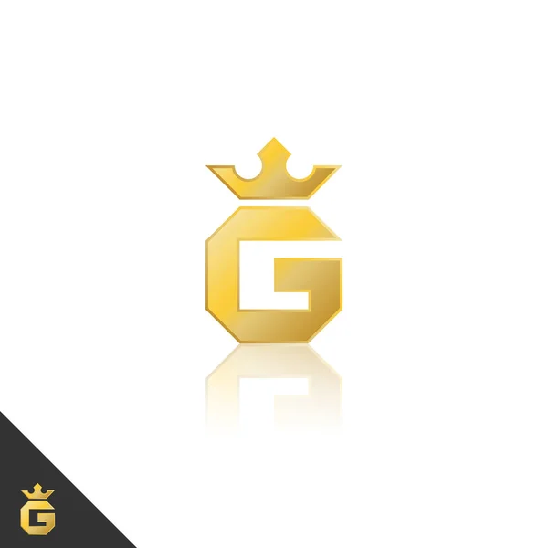 Grand Royal Letter Symbol — Stock Vector