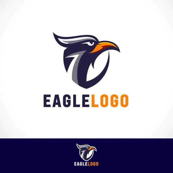 Eagle Head Logo Template — Stock Vector