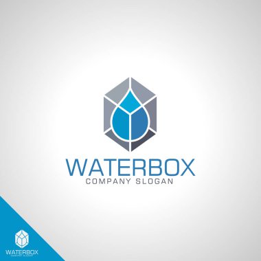 Su Kutusu Logo Şablonu