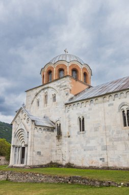 Studenica Manastırı, 12. yüzyıl Sırp Ortodoks Kilisesi manastırı zengin tarih ve maneviyata sahip. UNESCO Dünya Kültür Mirası. Sırbistan ve Avrupa.