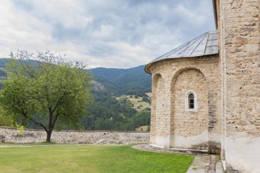 Studenica Manastırı, 12. yüzyıl Sırp Ortodoks Kilisesi manastırı zengin tarih ve maneviyata sahip. UNESCO Dünya Kültür Mirası. Sırbistan ve Avrupa.