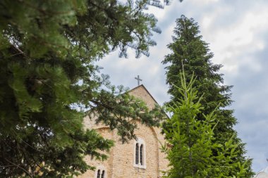 Studenica Manastırı, 12. yüzyıl Sırp Ortodoks Kilisesi manastırı zengin tarih ve maneviyata sahip. UNESCO Dünya Kültür Mirası. Sırbistan ve Avrupa.