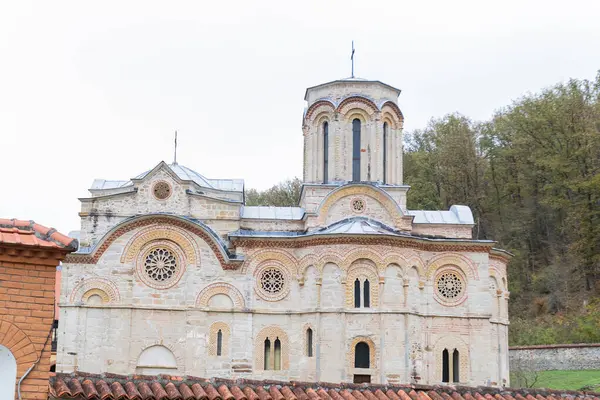 Ljubostinja Monastery Serbian Orthodox Church Historical Spiritual Landmark Amidst Tranquil — Stock Photo, Image