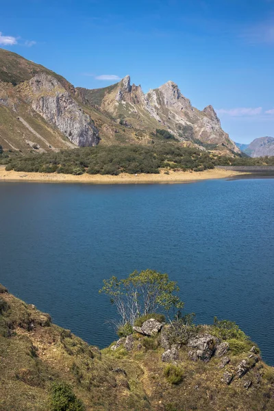 Lake Valley Přírodním Parku Somiedo Asturias Španělsko — Stock fotografie