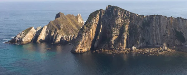 Kliffen Bij Silencio Beach Asturië — Stockfoto