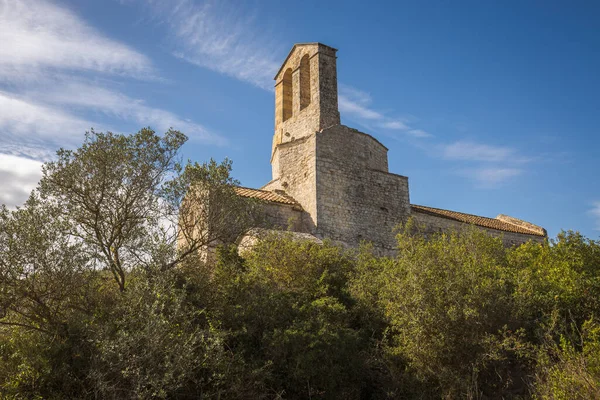 Sant Miquel Church Olerdola Catalonia — Stock Photo, Image
