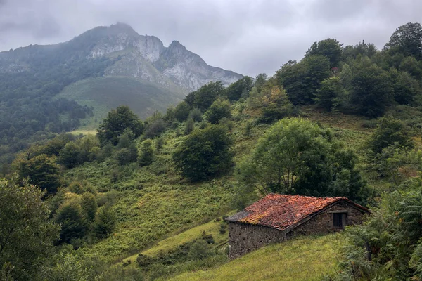 Beautiful Countryside Landscape Picos Deveuropa Asturias Spain —  Fotos de Stock