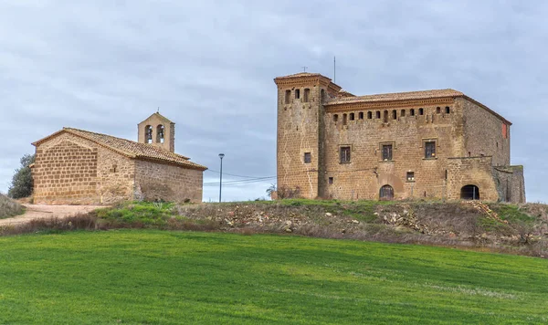 Castelo Montcortes Segarra Catalunha — Fotografia de Stock