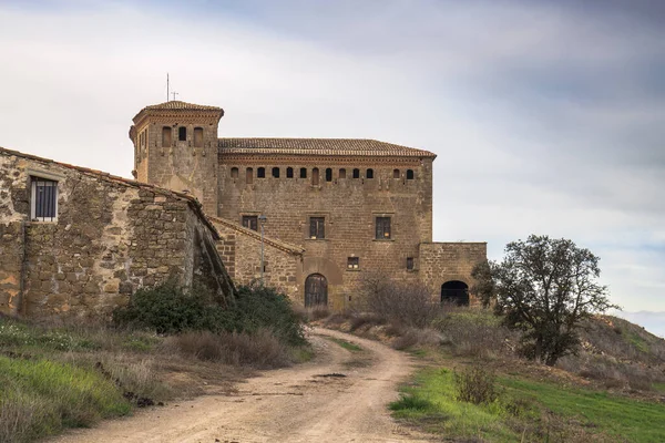 Κάστρο Montcortes Στη Segarra Καταλονία — Φωτογραφία Αρχείου