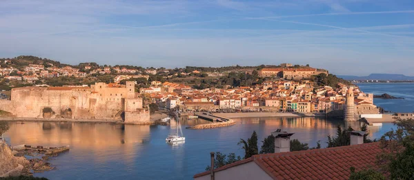 Collioure Fransa Nın Panoramik Görüntüsü — Stok fotoğraf