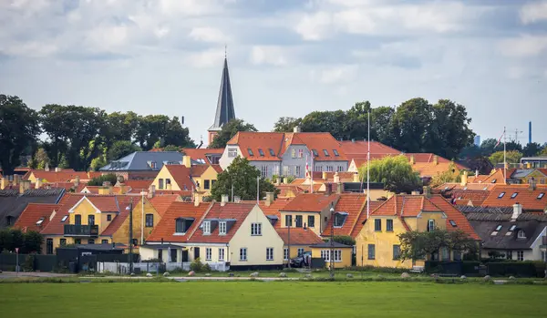 Typical Colorful Houses Dragor Denmark — Stock Photo, Image