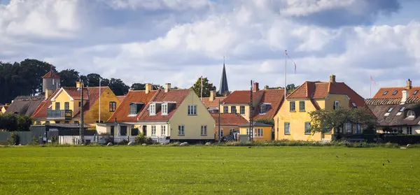 Danimarka Dragor Daki Tipik Renkli Evler — Stok fotoğraf