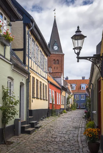 美しいカラフルなオールドハウス デンマーク — ストック写真
