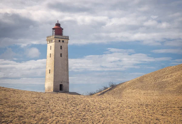 Slavný Rubjerg Knude Lighthouse Dánsku — Stock fotografie