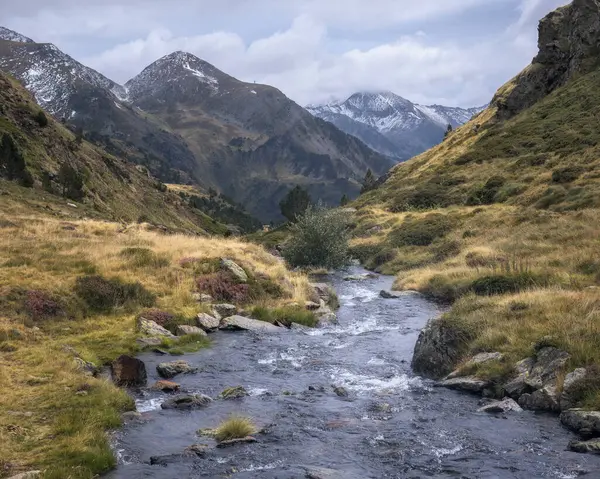 安道尔 Ordino Pyrenees美丽的风景 — 图库照片