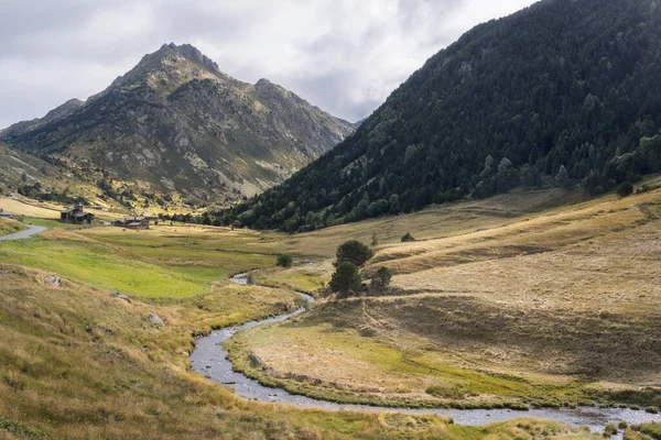 Rzeka Vall Incles Pirenejach Andora — Zdjęcie stockowe