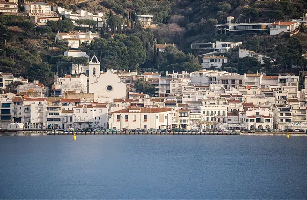 カタルーニャのポート セルヴァの美しい漁村の眺め ロイヤリティフリーのストック画像