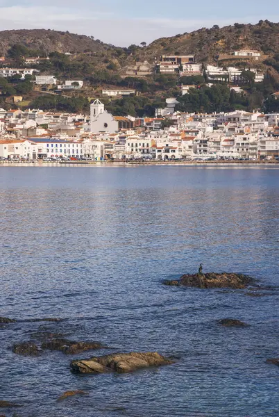 カタルーニャのポート セルヴァの美しい漁村の眺め ストック写真