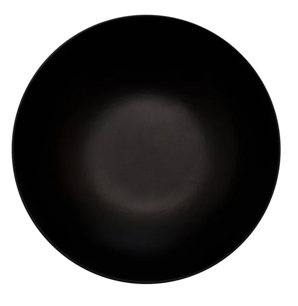 Top View Black Bowl — Stock Photo, Image
