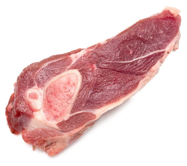 Piece Meat Isolated White Background — Stock Photo, Image