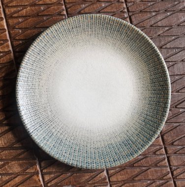 Boş bir tabağın üst görünümü