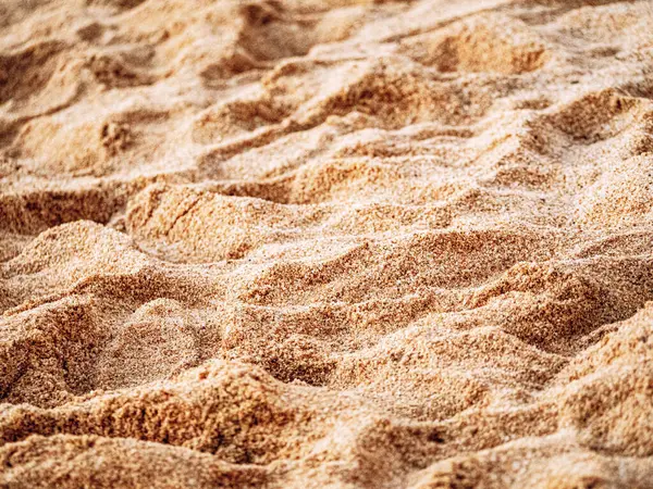 Sandy beach with a lot of sand.