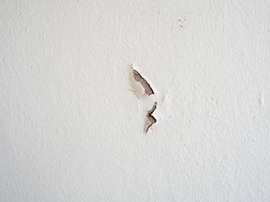 Arkaplan için hasarlı beyaz duvar