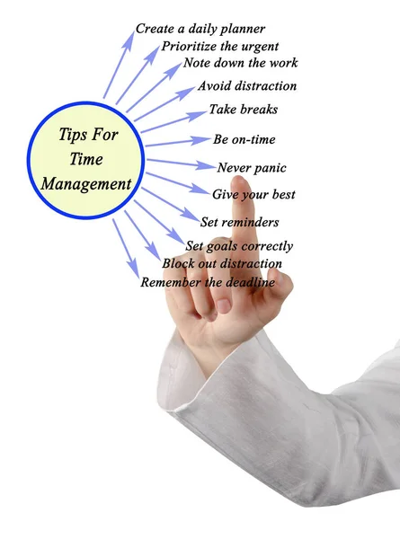 Tvelve Tips För Time Management — Stockfoto