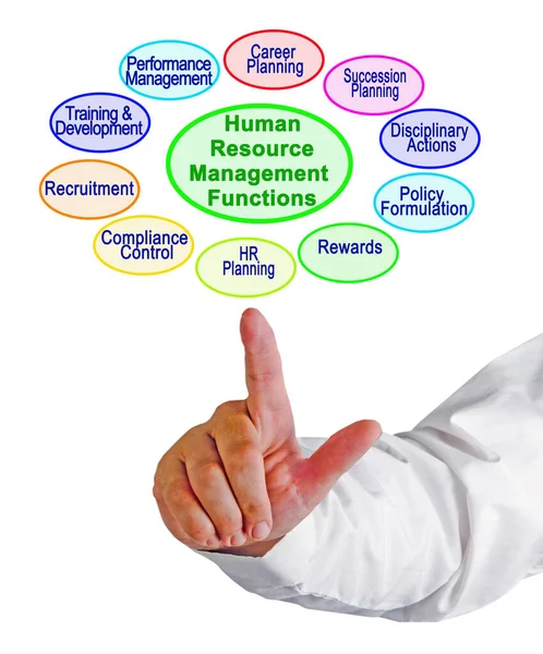 Functions Human Resource Management — Stock Photo, Image