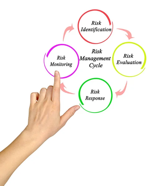 Компоненты Процесса Управления Рисками — стоковое фото