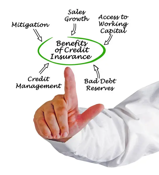 Vijf Voordelen Van Kredietverzekering — Stockfoto