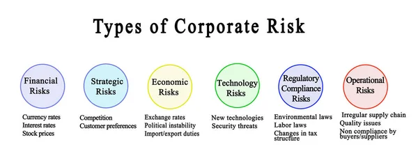 stock image Six  Types of Corporate Risk	