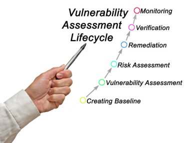 Six Components of Vulnerability Assessment  clipart