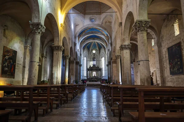 Massa Marittima Italy September 2022 Interior Cathedral Saint Cerbonius Massa — 图库照片