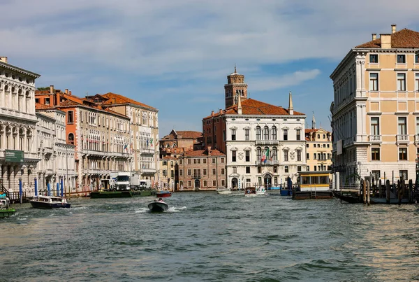 Veneza Itália Setembro 2022 Grande Canal Área Ponte Degli Scalzi — Fotografia de Stock