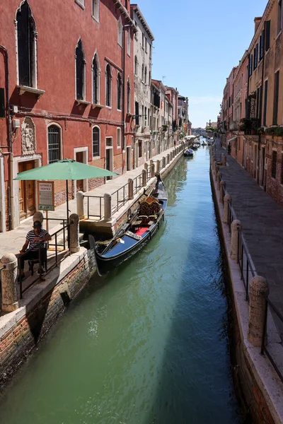 Venetië Italië September 2022 Rustige Charmante Wijk Dorsoduro Venetië Italië — Stockfoto