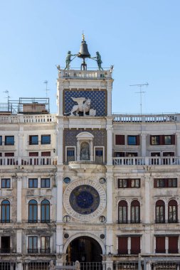 Torre dell Orologio - Venedik, İtalya 'daki St Mark' s saat kulesi