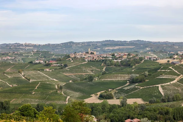 Langhe Vineyards Serralunga Alba Unesco Site Piedmont Italy — Stockfoto