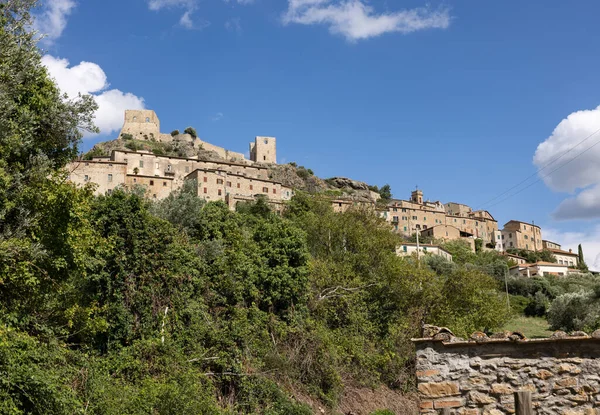 Montemassi Fortified Village Province Grosseto Tuscany Italy — Stockfoto